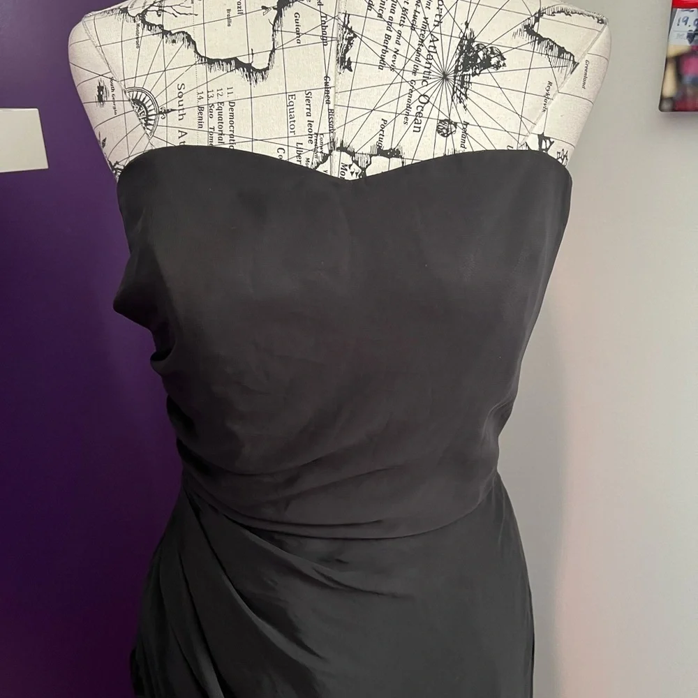Belsoie Strapless Aysemmetrical Dress NWT - Picture 2 of 10